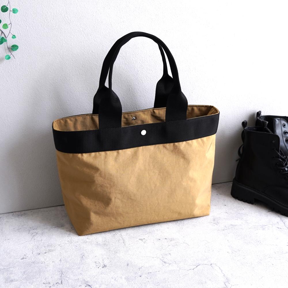 通勤通学に便利なA4対応トートバッグ◎軽量・撥水(キャメル)大容量 肩掛けマザーズバッグ トラベルバッグ 旅行かばん | 5枚目