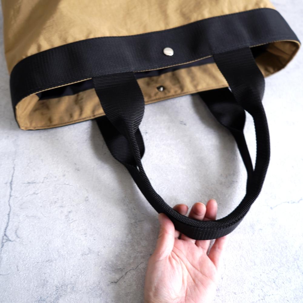 通勤通学に便利なA4対応トートバッグ◎軽量・撥水(キャメル)大容量 肩掛けマザーズバッグ トラベルバッグ 旅行かばん | 7枚目